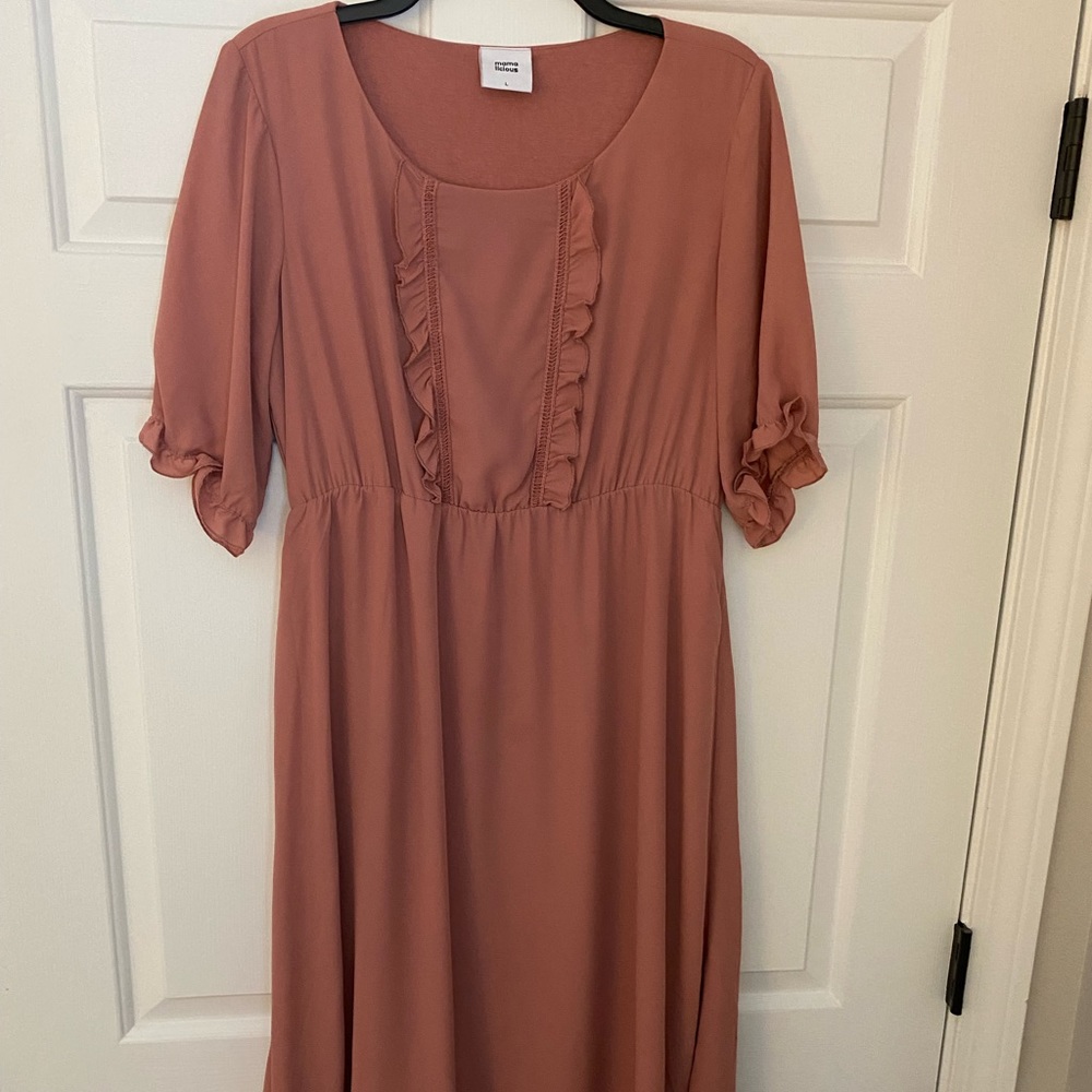 Mauve Maternity dress from ASOS